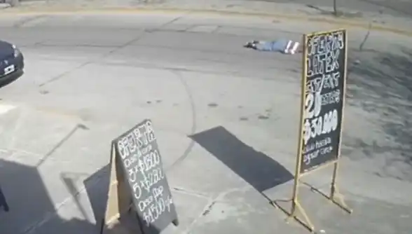 Todo quedó filmado.