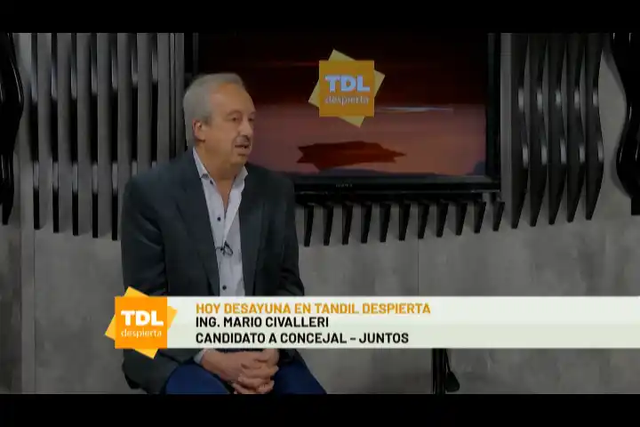 Mario Civalleri en Tandil Despierta por la 104.1 Tandil FM y ECO TV.
