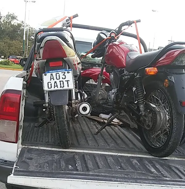 Secuestran motos y un auto en los operativos