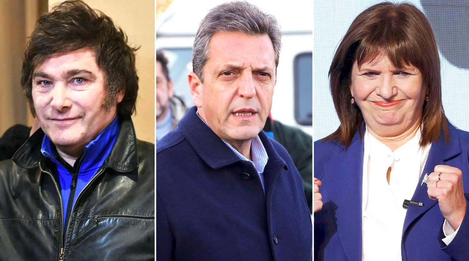 Sergio Massa patalea, Bullrich languidece y Javier Milei…sale con Fátima Florez