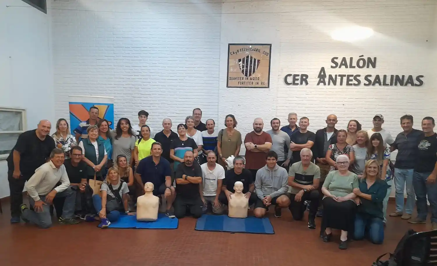 El club Ferro fue sede de diversas propuestas desarrolladas en el marco de la Semana de la Salud.