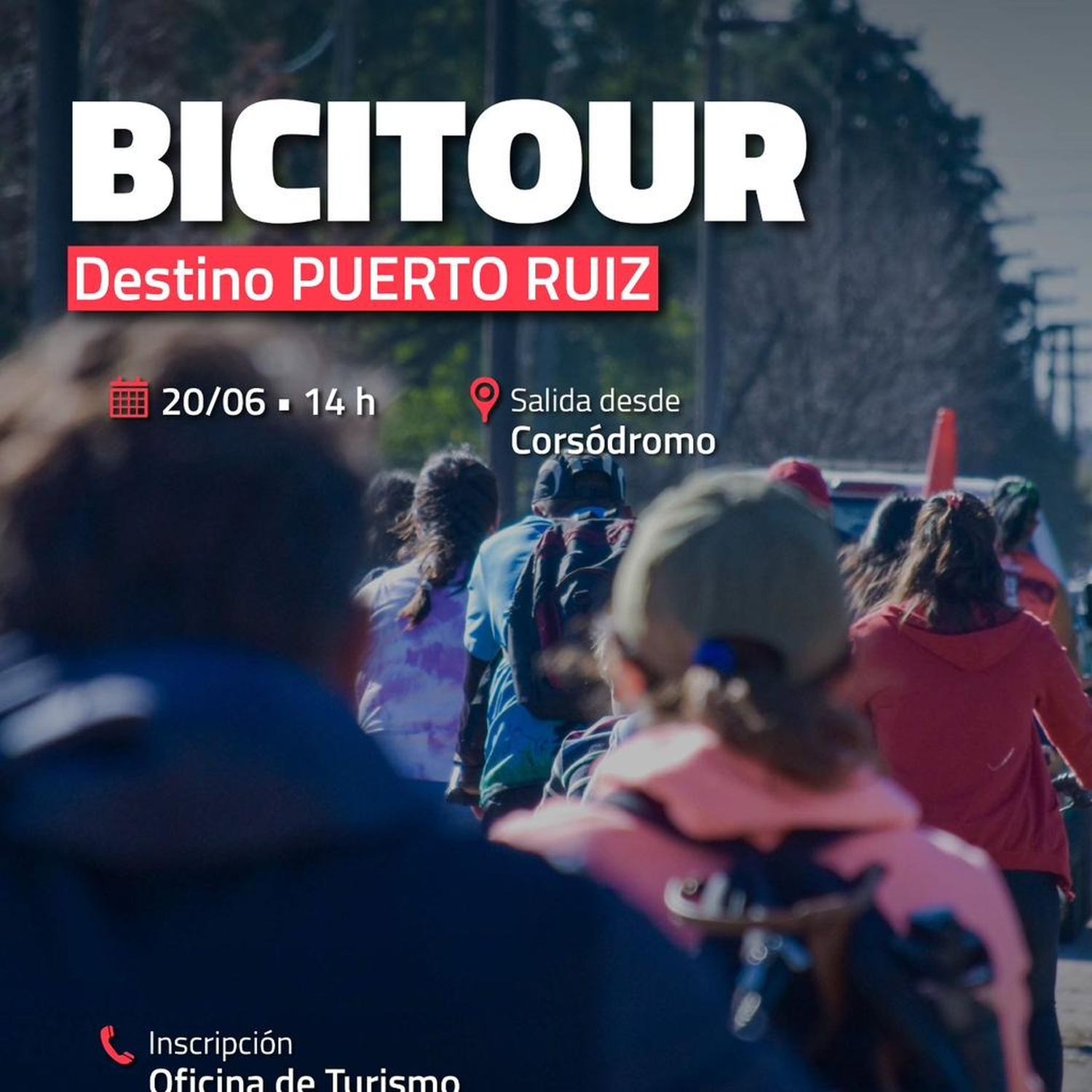 La dirección de Turismo llevará a cabo dos jornadas de bicicleteadas temáticas.
