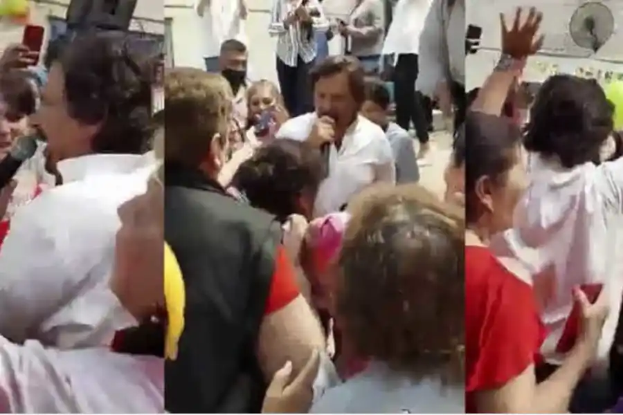VIDEO | El gobernador de Salta imitó a Sandro y se volvió viral