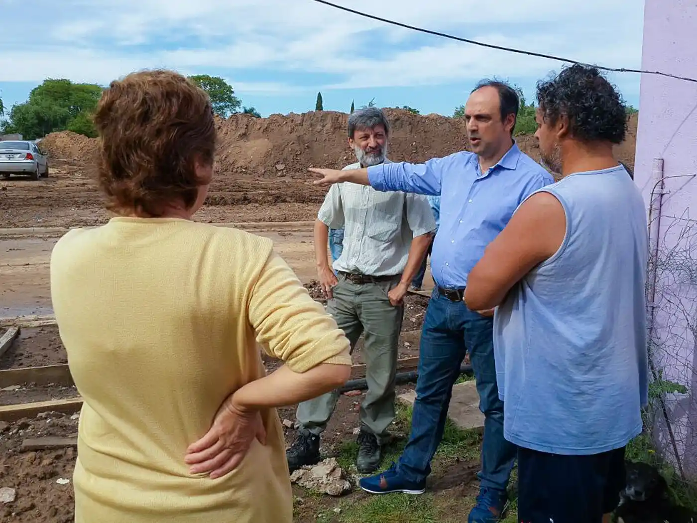 Los vecinos del norte de la Ciudad ya observan las ventajas del desagüe Larrea