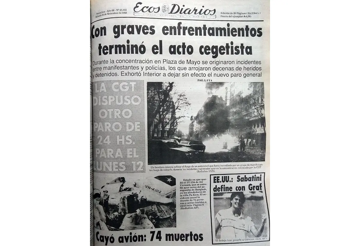 Sábado 10 de septiembre de 1988