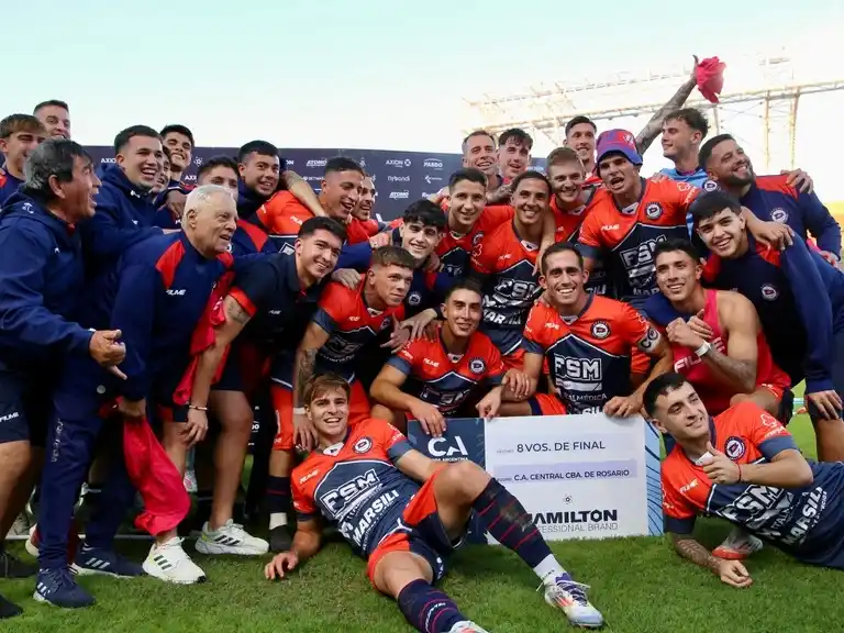 Los rosarinos dieron el golpe y avanzaron a 16.avos.de final.Foto:Copa Argentina.