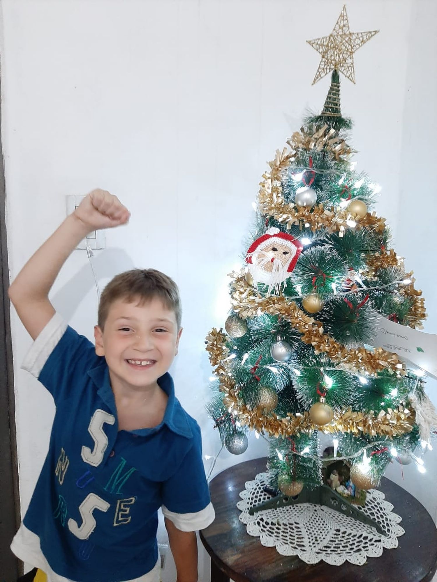 La Navidad para un pequeño de 6 años