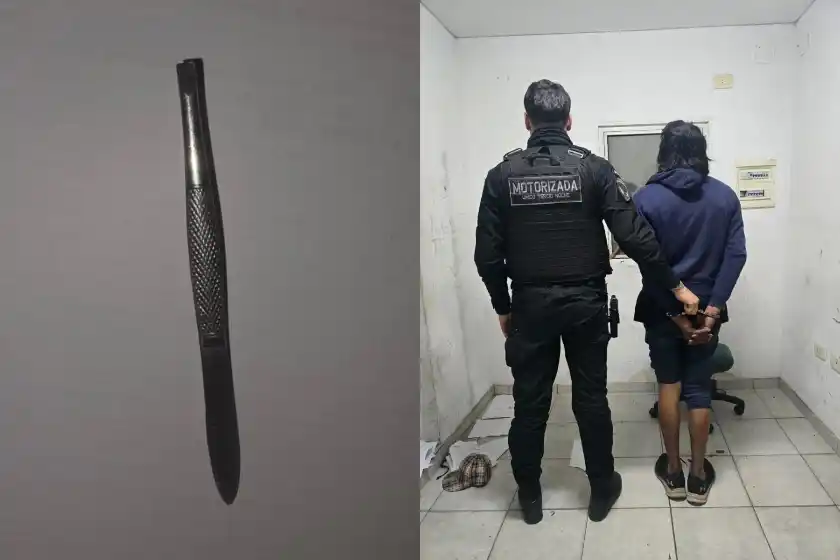 Detuvieron a un joven que le cortó la cara a una mujer con una pinza de depilar en el centro