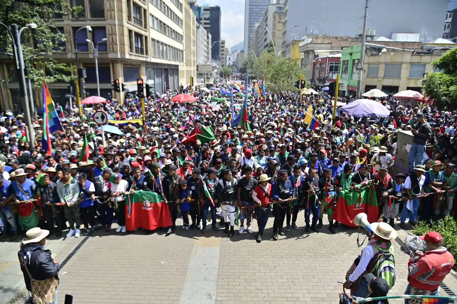 «Petromarcha» se toma el centro de Bogotá