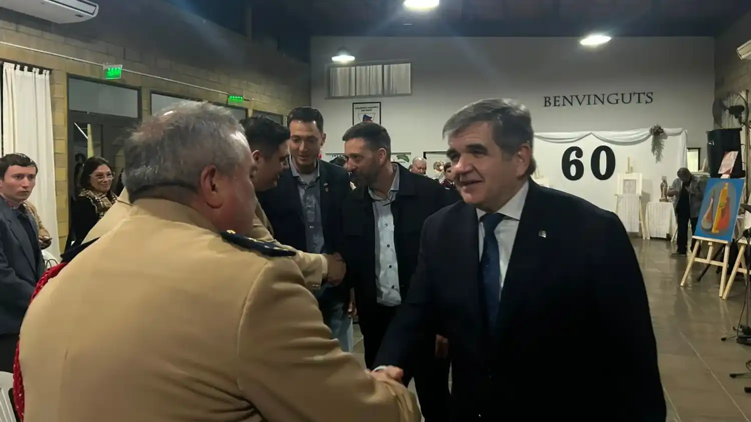 El embajador de España, Joaquín de Aristegui Laborde, encabezaba el acto por los 60 años de la Agrupación Mallorca.
