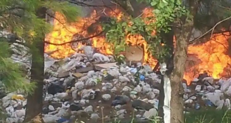 Incendio en el basural de Baradero: “No tengo dudas de que fue intencional”