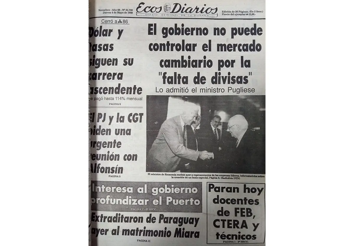Jueves 4 de mayo de 1989