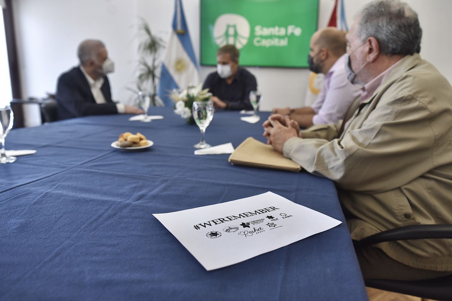 Memorias del holocausto: Jatón se reunió con DAIA para profundizar el trabajo conjunto