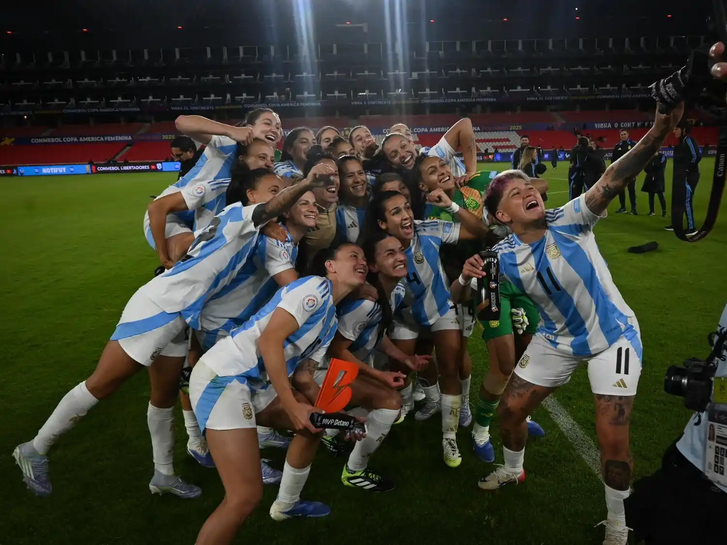 Argentina terminó tercera en la Copa América femenina y clasificó a los Juegos Panamericanos.Foto@Argentina