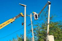 La rienda de un poste telefonico generó cortes de energía en varias zonas de la ciudad
