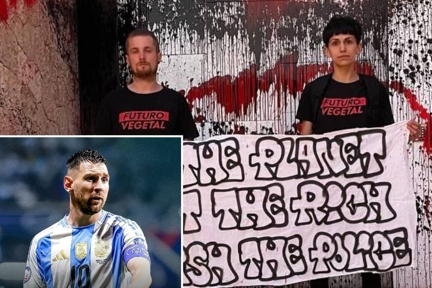 Activistas vandalizaron la mansión de Lionel Messi en Ibiza por una protesta