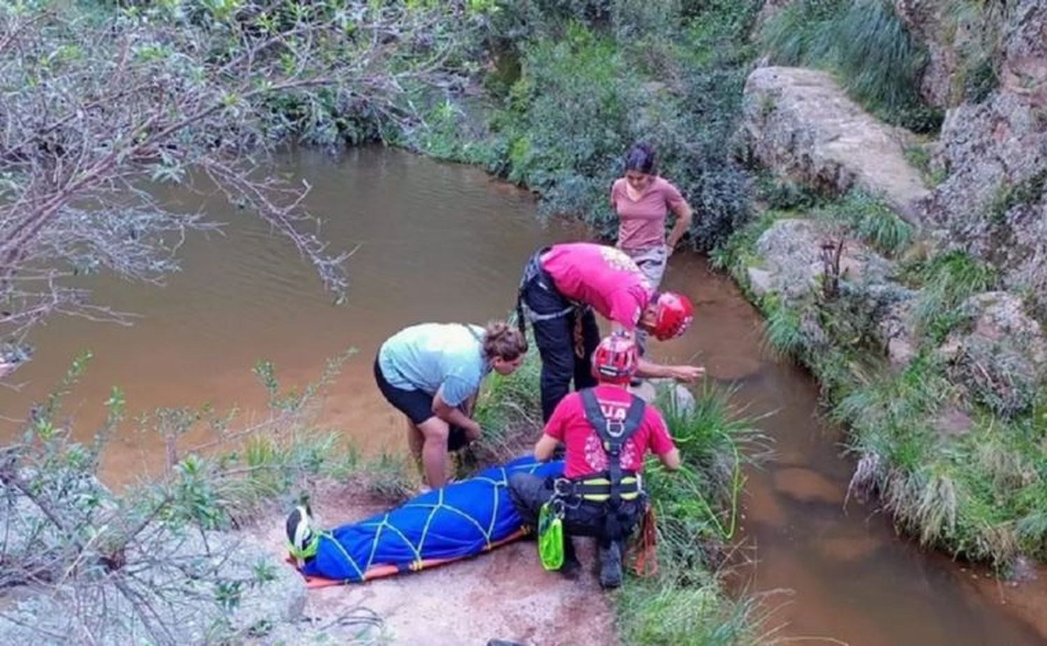 La joven pelea por su vida