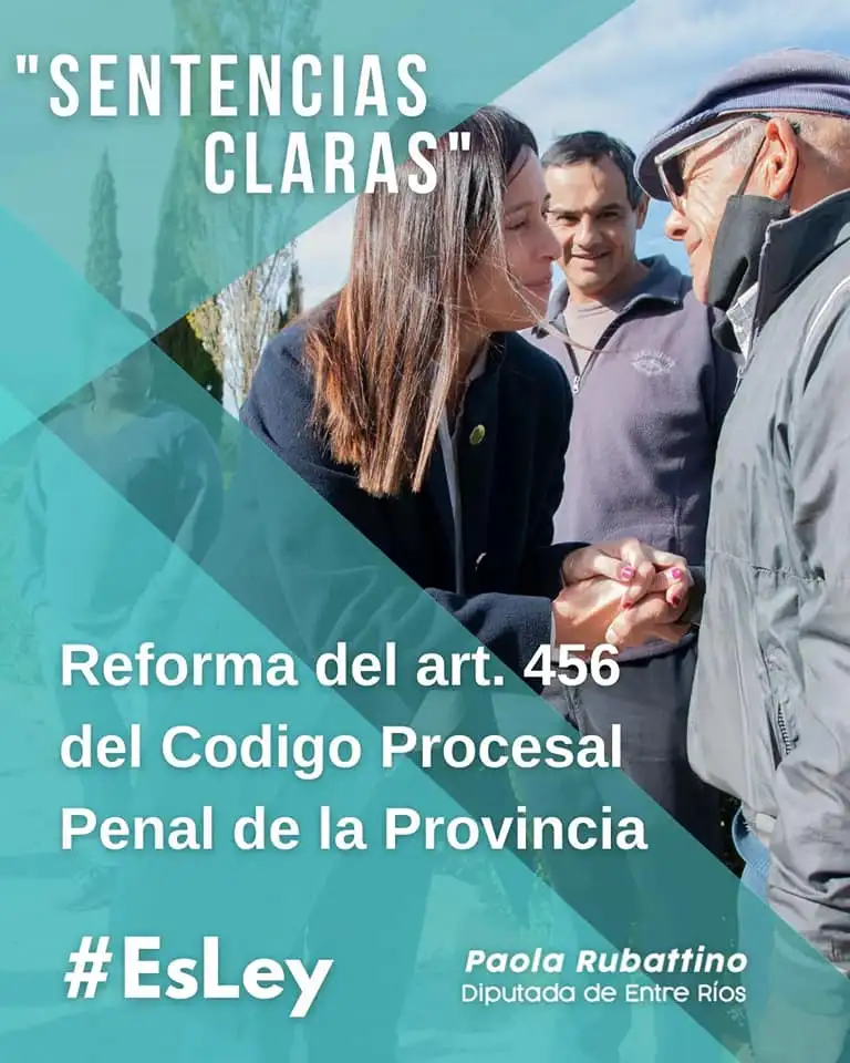 Sentencias claras: es Ley el proyecto de Rubattino