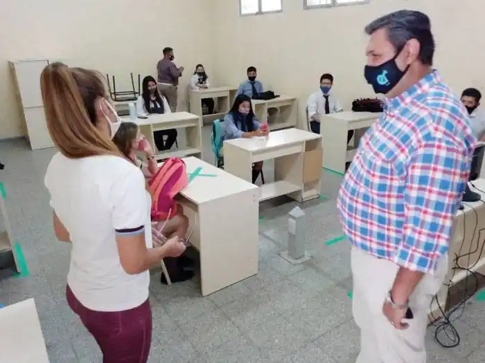 Escuela Técnica 2 volvió a las clases presenciales