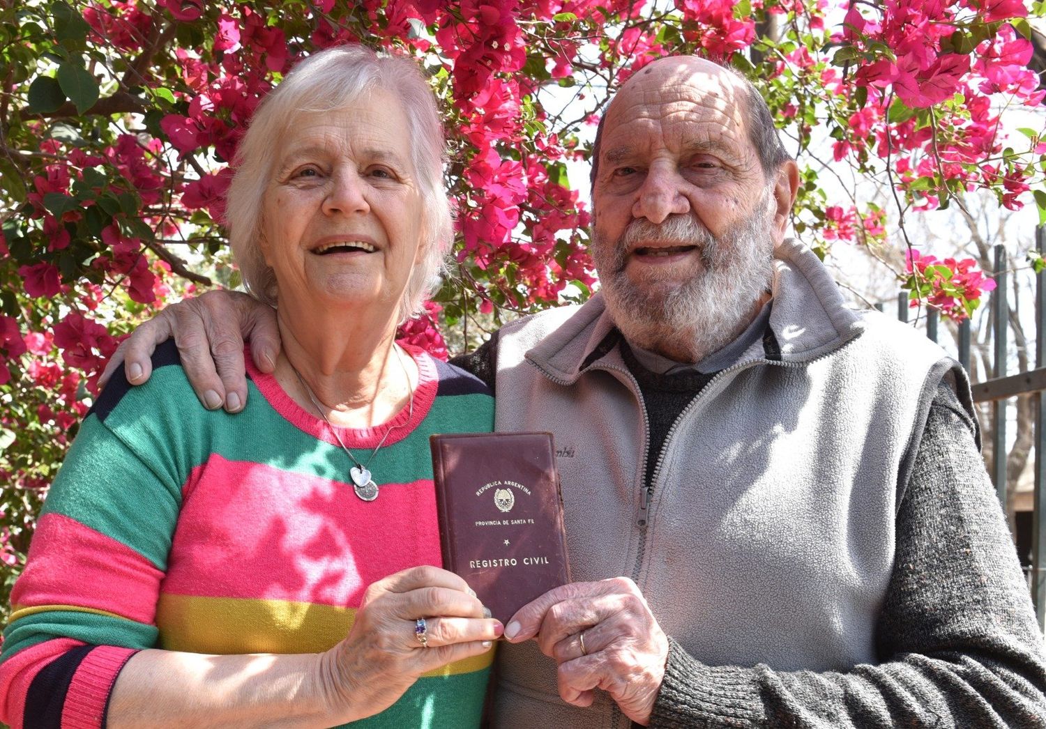 Laly y Roberto, una historia de amor que cumplió 64 años.