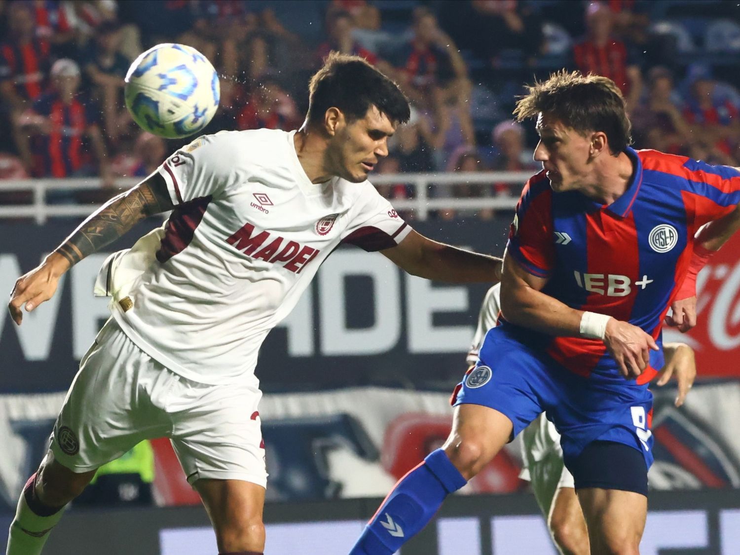 San Lorenzo y Lanús, sin ventajas en un duelo movido