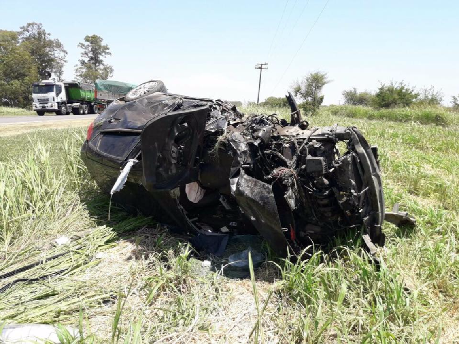 Un sanfrancisqueño se accidentó en la ruta 19