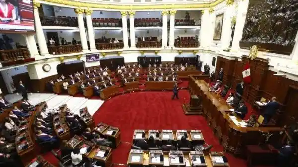 El Congreso peruano deliberó ayer.