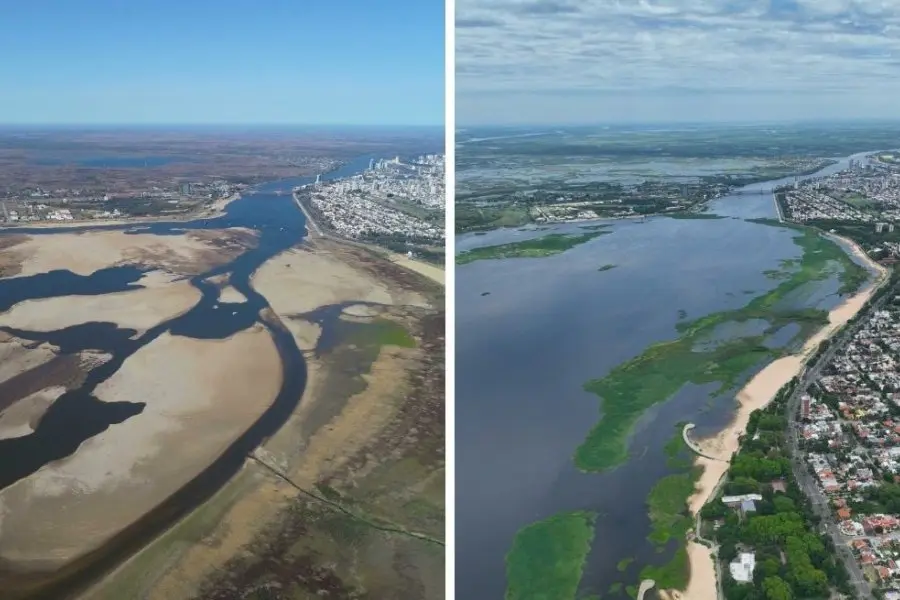 Un verano sin playas en Santa Fe: la crecida de la Laguna Setúbal dejó sin balnearios a los santafesinos