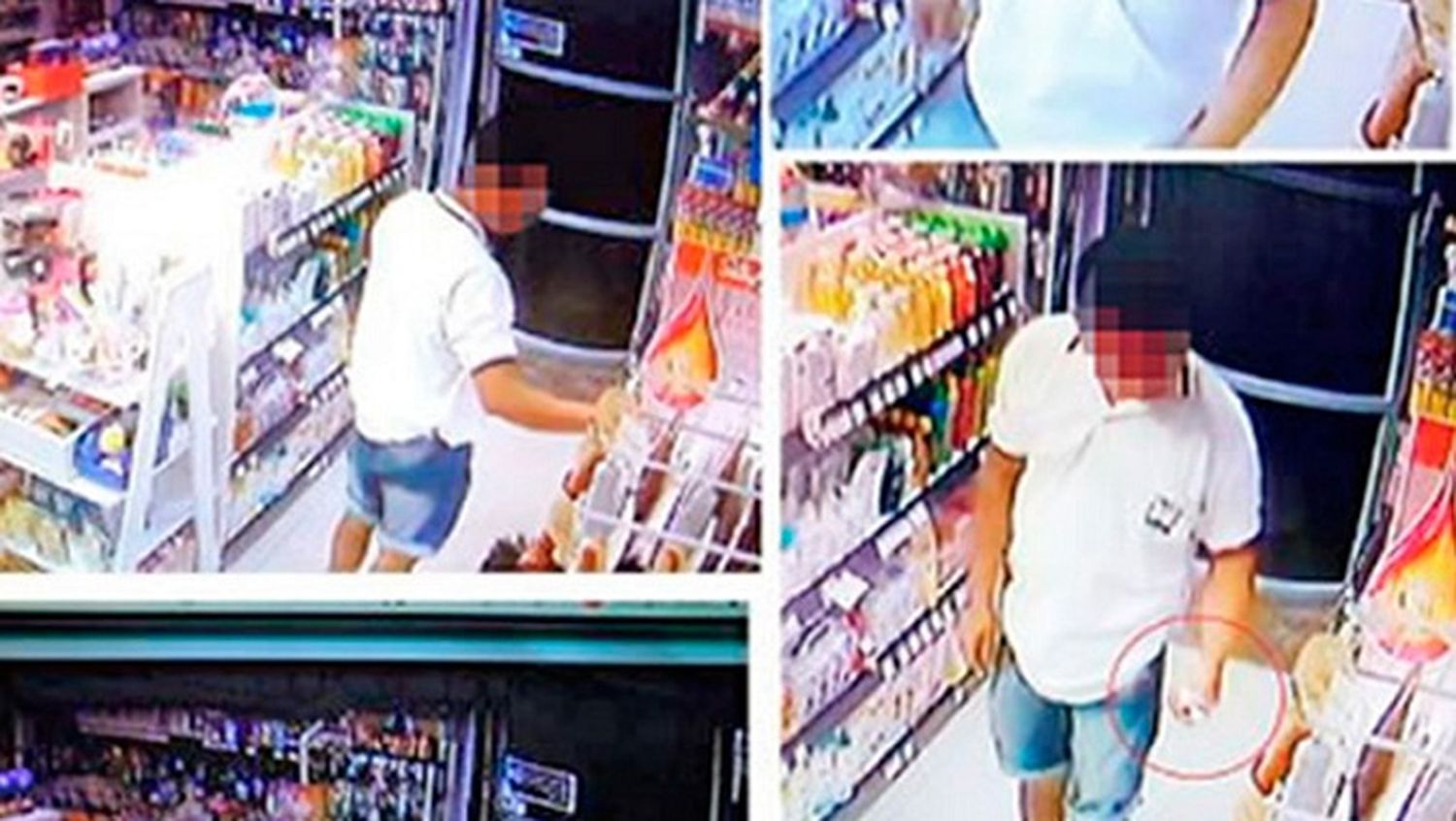 Video: Robó en una farmacia y quedó registrado