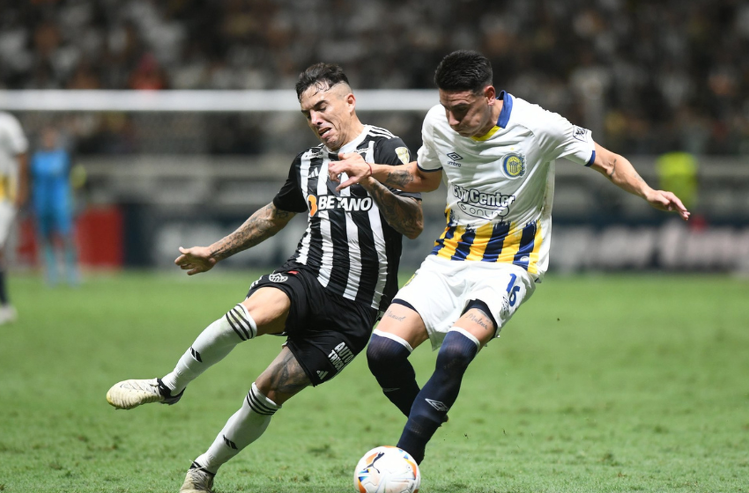 Central jugó un buen partido, pero perdió ante Atlético Mineiro en Brasil