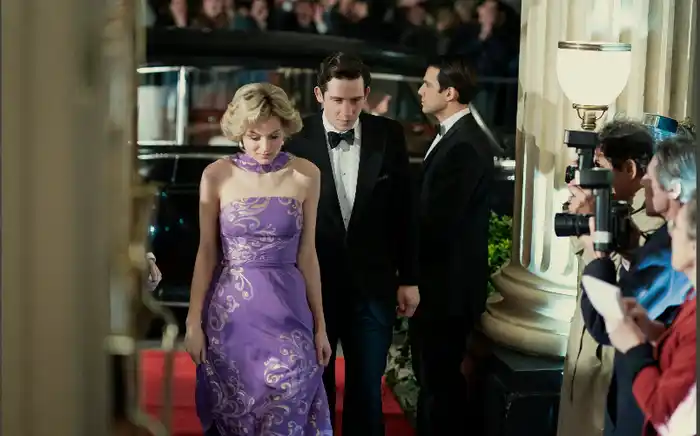 Diana y Carlos en versión The Crown. Foto: Twitter