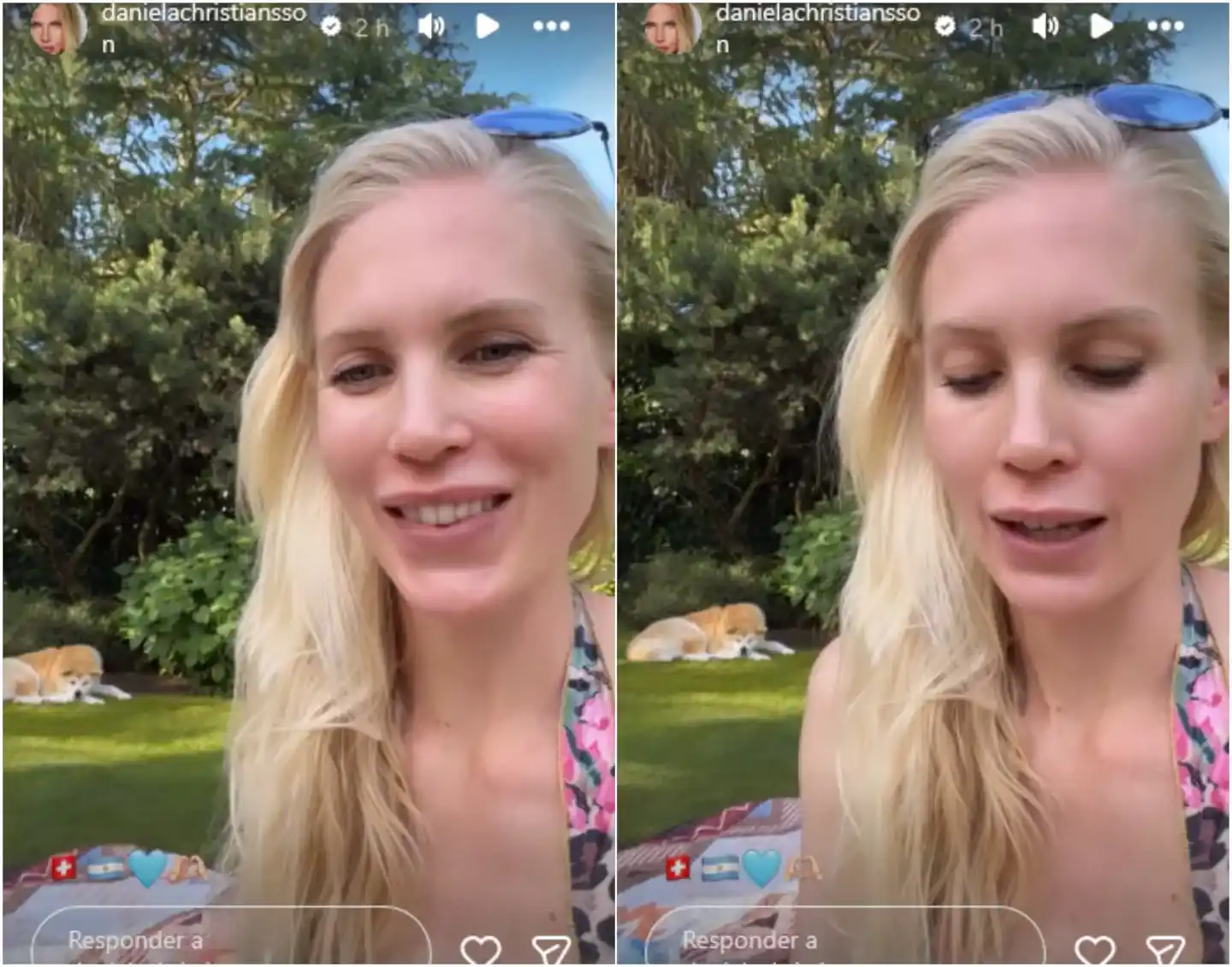 ¿Alienta por Argentina o Suiza? Daniela Christiansson contó cómo vive la previa del partido