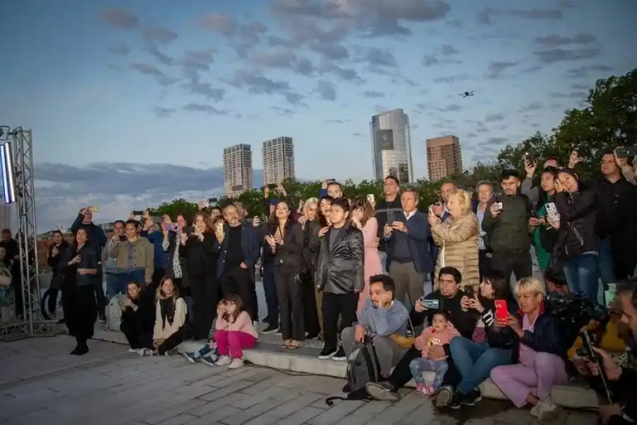 Todos los presentes en el homenaje a Diego Maradona