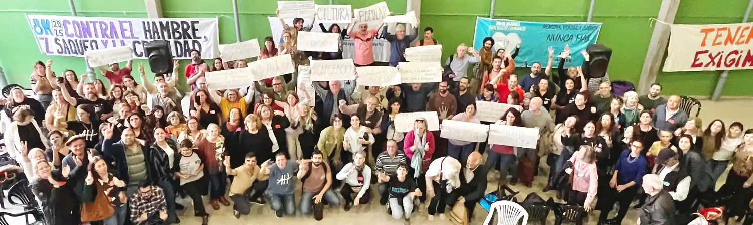 Los candidatos de la 503 debatieron sobre derechos humanos y dialogaron con militantes