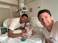 Del Potro visitó a Inés y reivindicó la importancia de la donación de órganos