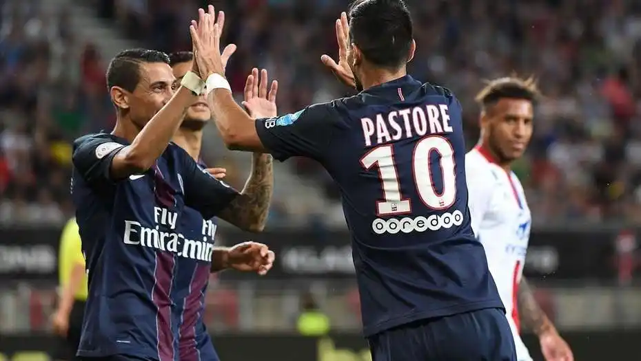 Goles de Di María y Pastore en goleada de PSG