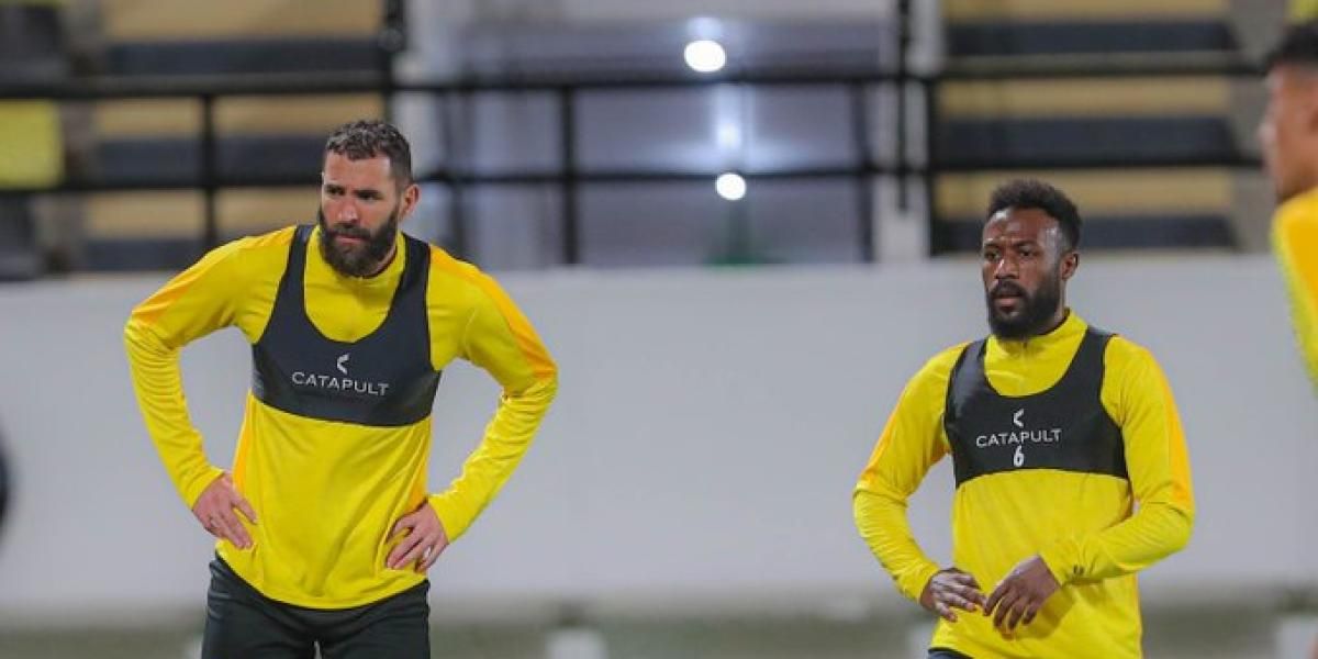 El delantero francés se sumó al trabajo de su equipo