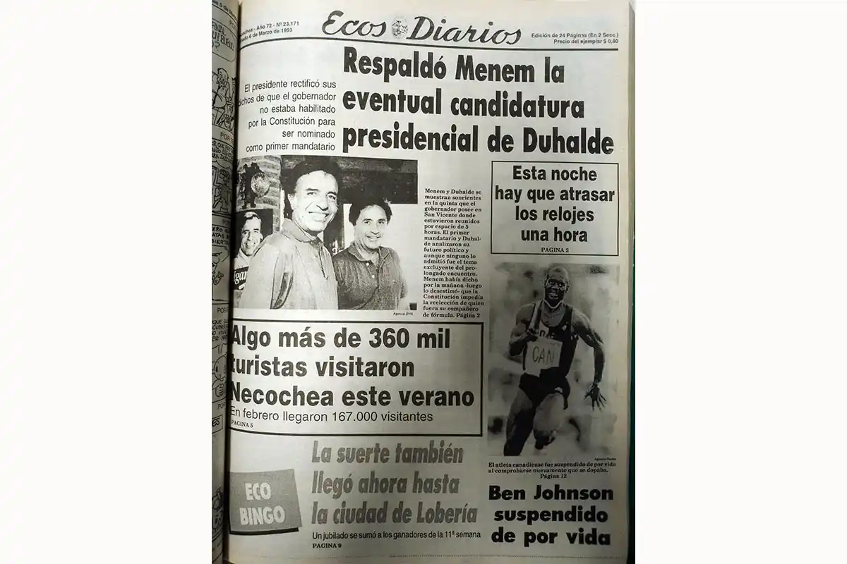 Sábado 6 de enero de 1993