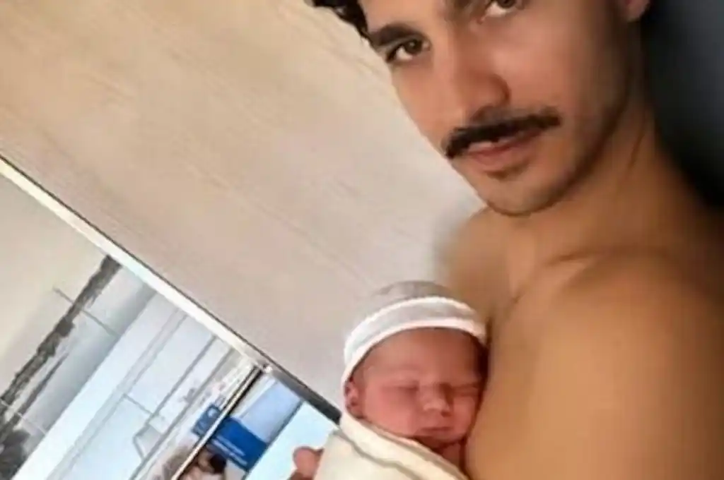 Chino Darín junto a su hijo Dante