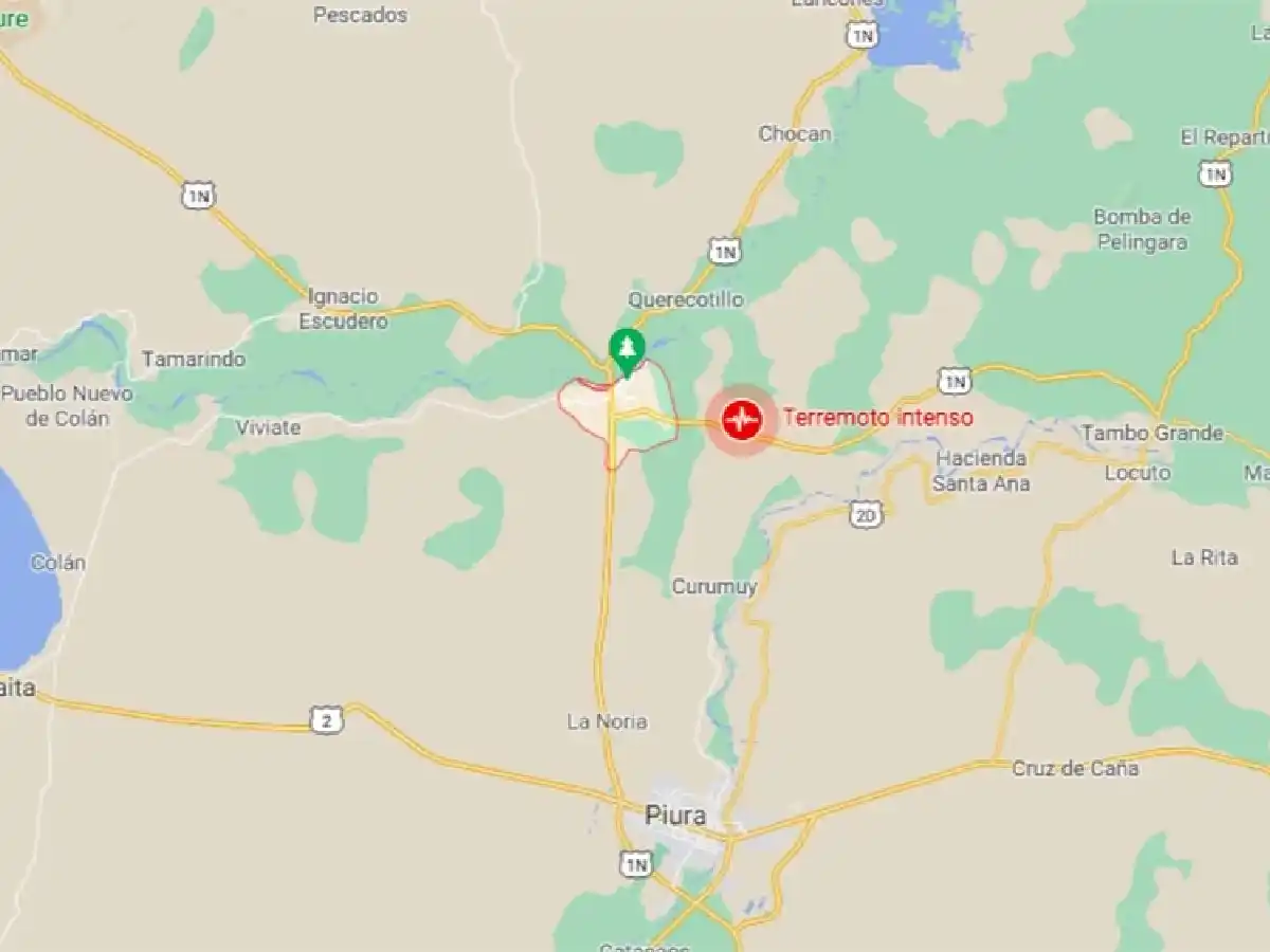 Se produjo un terremoto de 6.1 grados en el norte del Perú