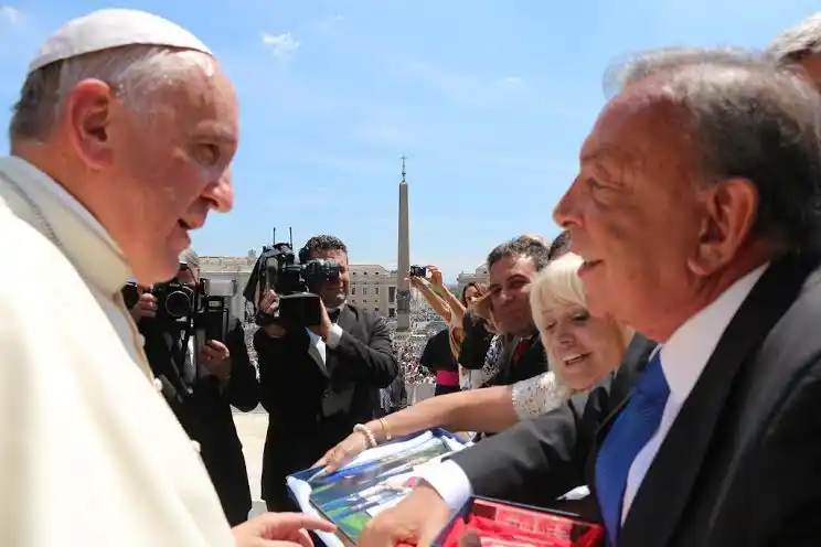El Papa Francisco se reunió con el Intendente de Pilar 