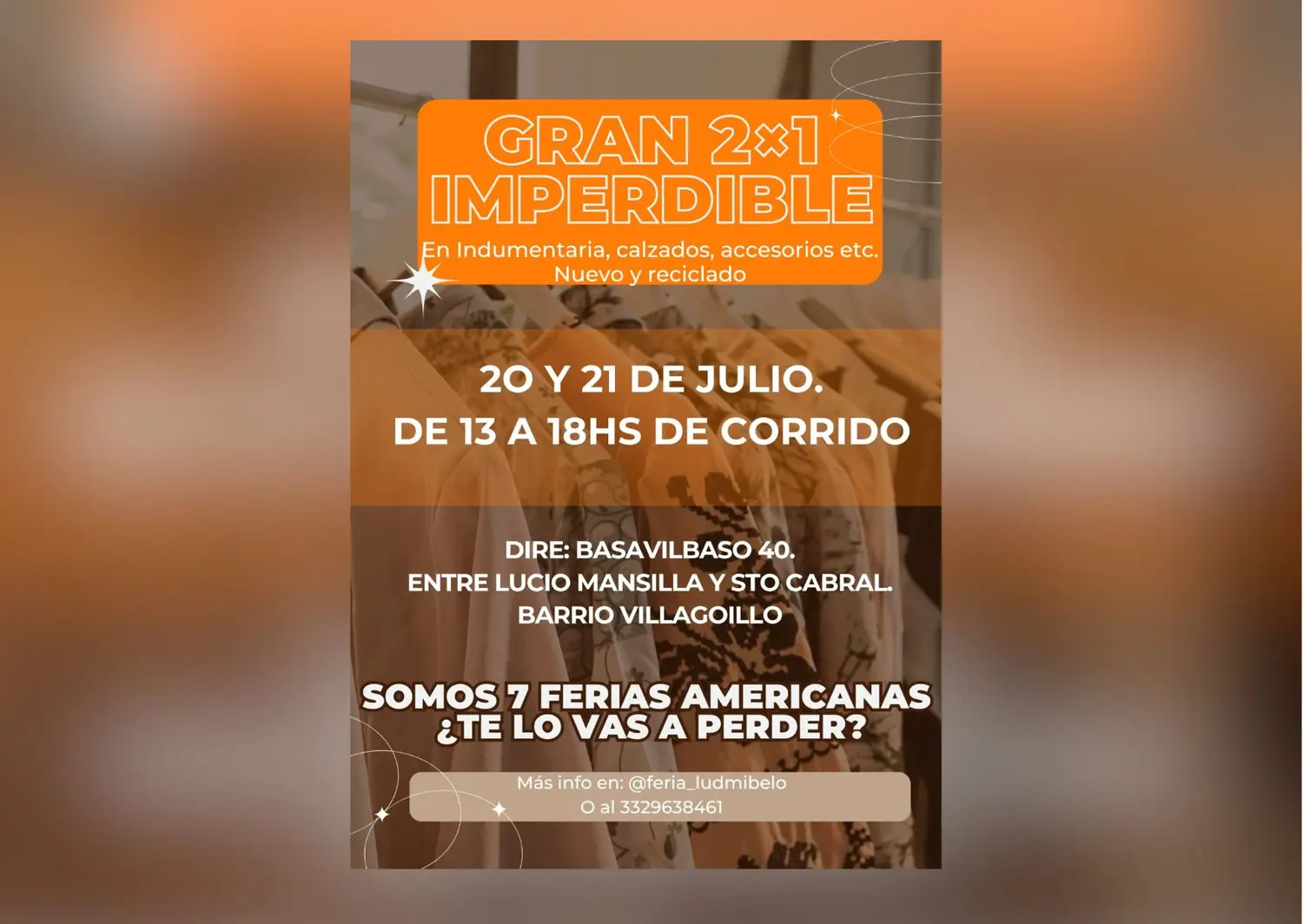 Gran feria americana 2x1 en el barrio Villa Igoillo