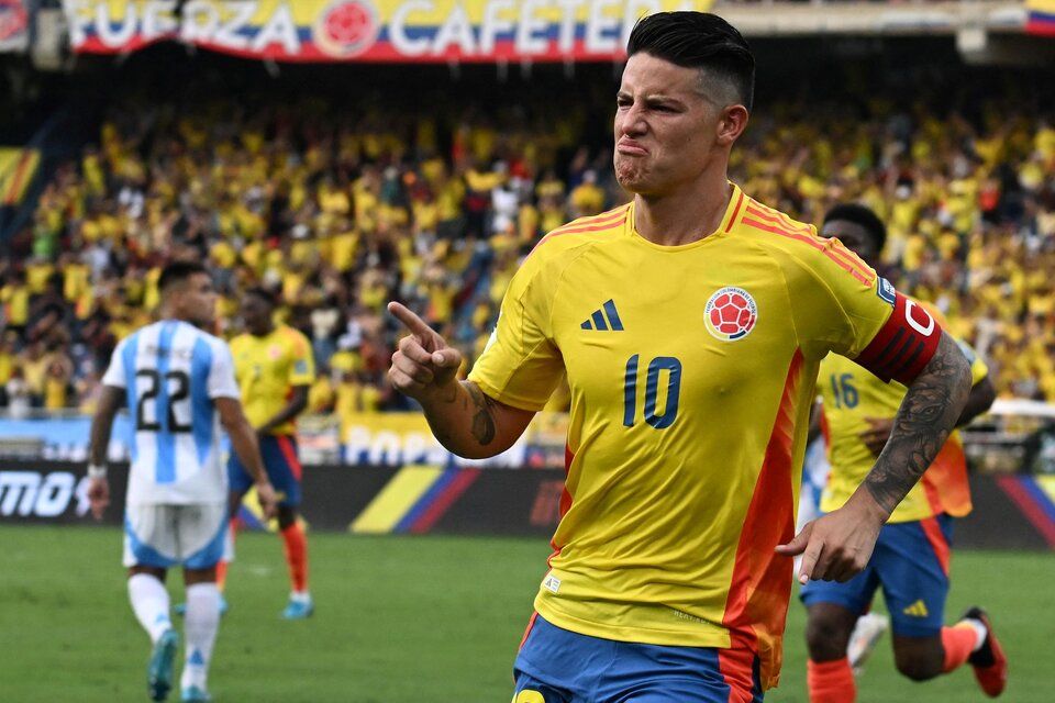 Argentina perdió 2 a 1 ante Colombia por las Eliminatorias Sudamericanas
