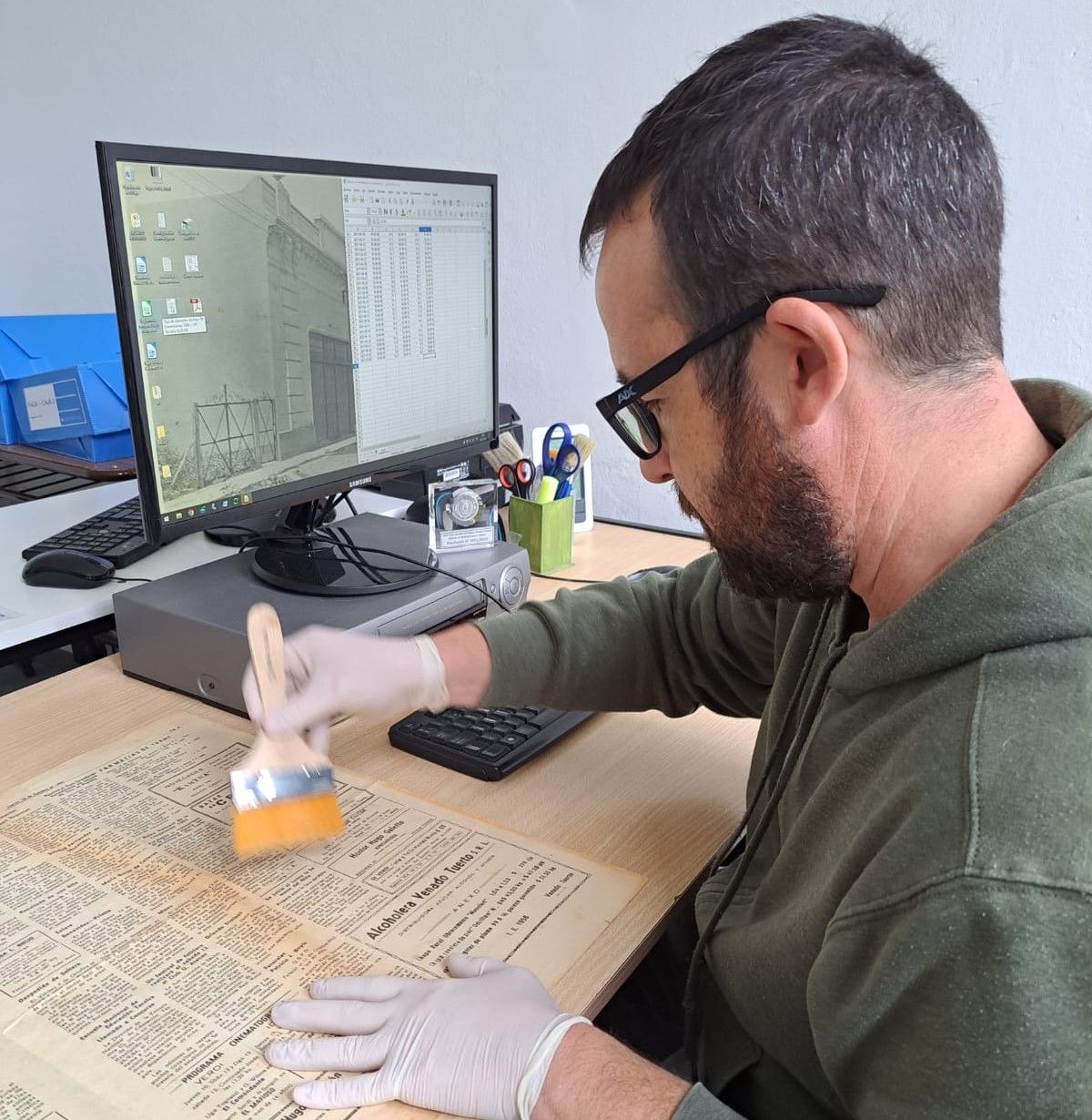 Pablo Ilari es antropólogo, archivista y uno de los puntales del ascendente organismo local. Foto: AHDVT