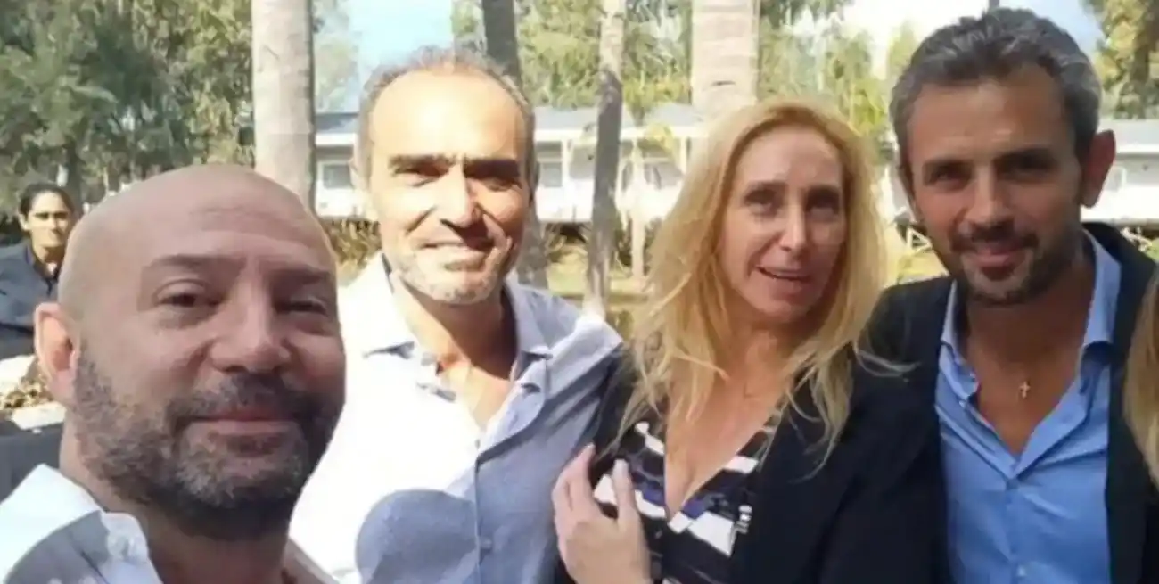 El ex director de la ANDIS, Diego Spagnuolo, Eduardo "Lule" Menem, la secretaria General Karina Milei, y el titular del cuerpo de Diputados, Martín Menem.