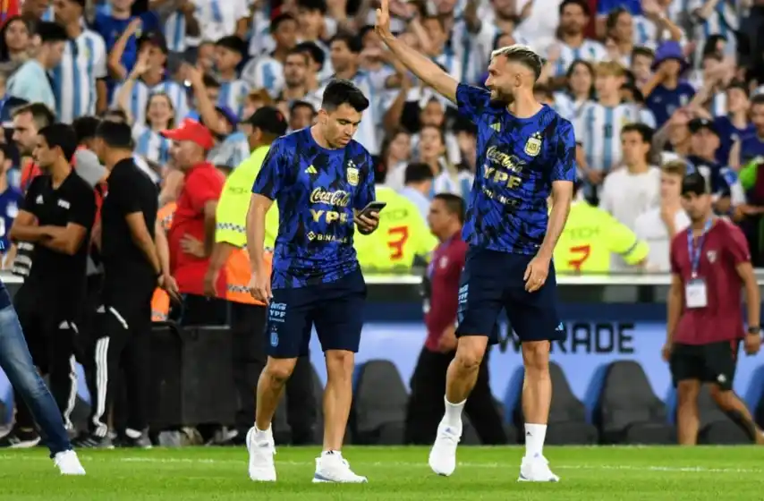 La fiesta de la Scaloneta: los jugadores salieron a saludar al público