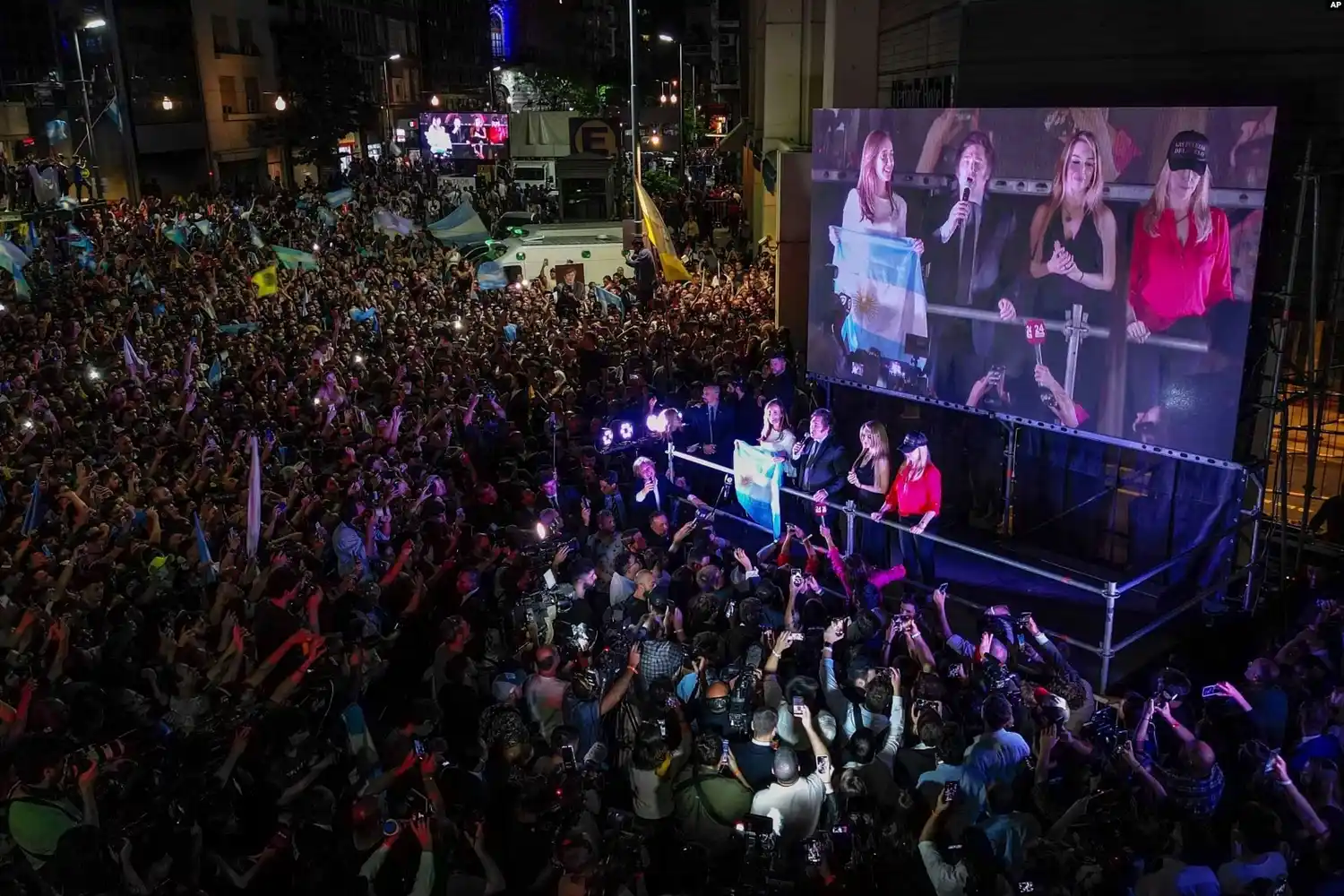 Javier Milei, el candidato a presidente que en Crespo obtuvo el 74,35% de los votos