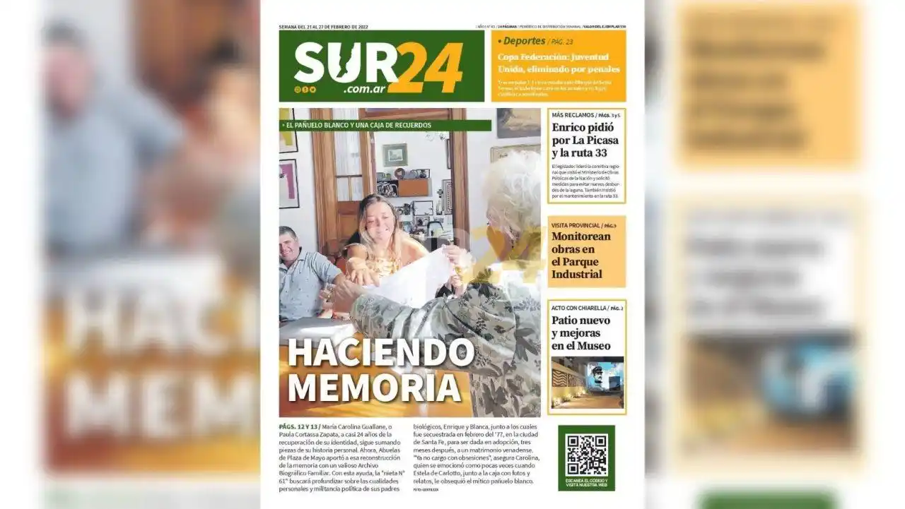 Número 45 de Sur24, para leer o descargar acá