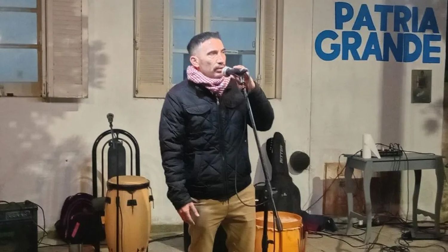 Patria Grande quiere hacer pie en Bolívar: Inauguró su local partidario y presentó a su candidato a concejal