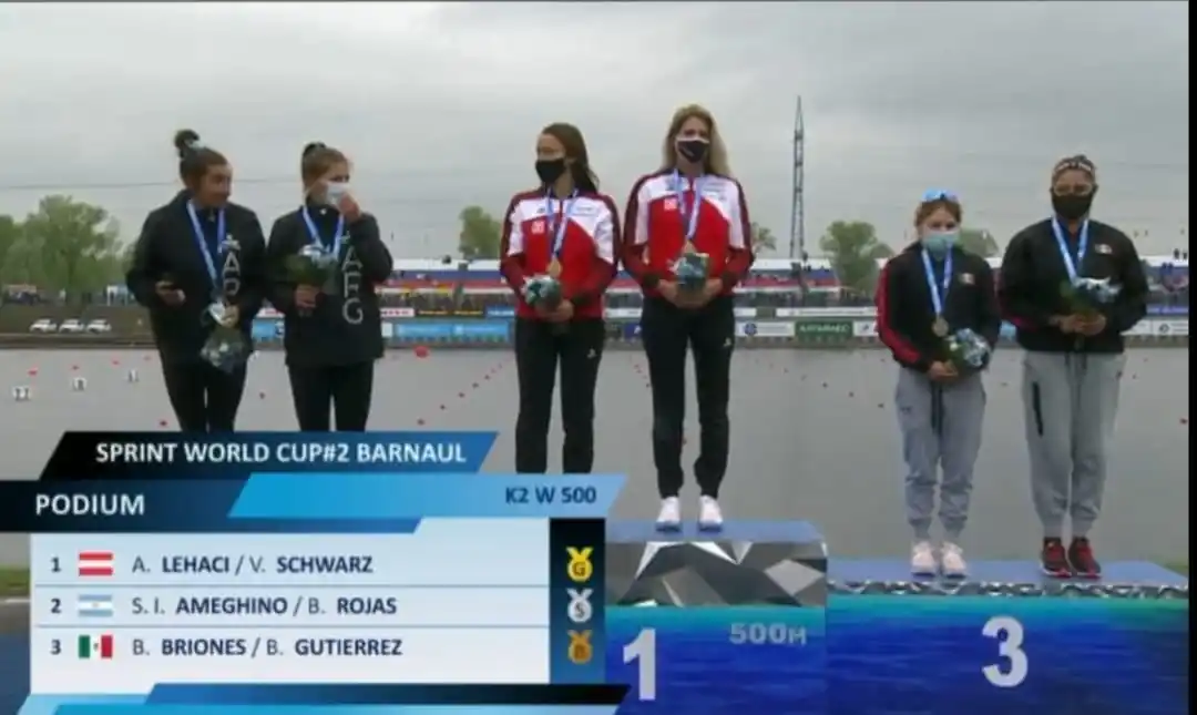Copa del Mundo de Rusia: Brenda Rojas se subió al podio con Sabrina Ameghino y clasificó a otra final